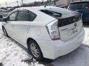 back photo of car ZVW30 - 2009 Toyota PRIUS G TOURING SELECTION  - PEARL WHITE 