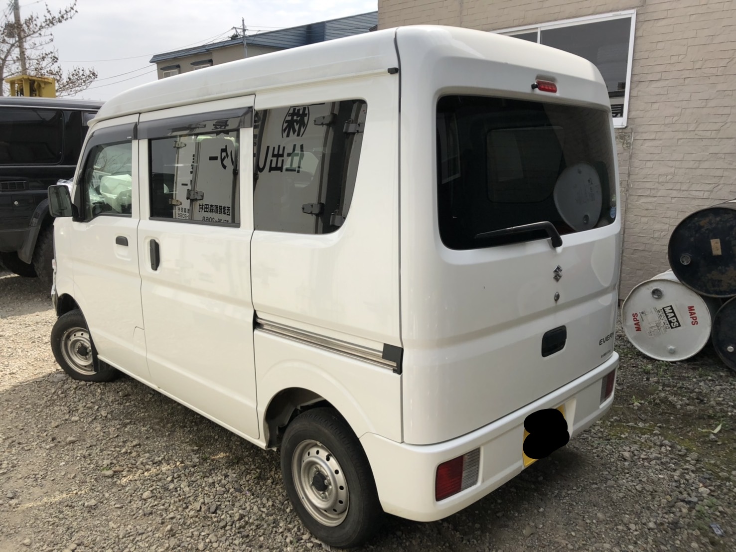 back of car DA17V - 2018 Suzuki EVERY VAN HI ROOF - WHITE