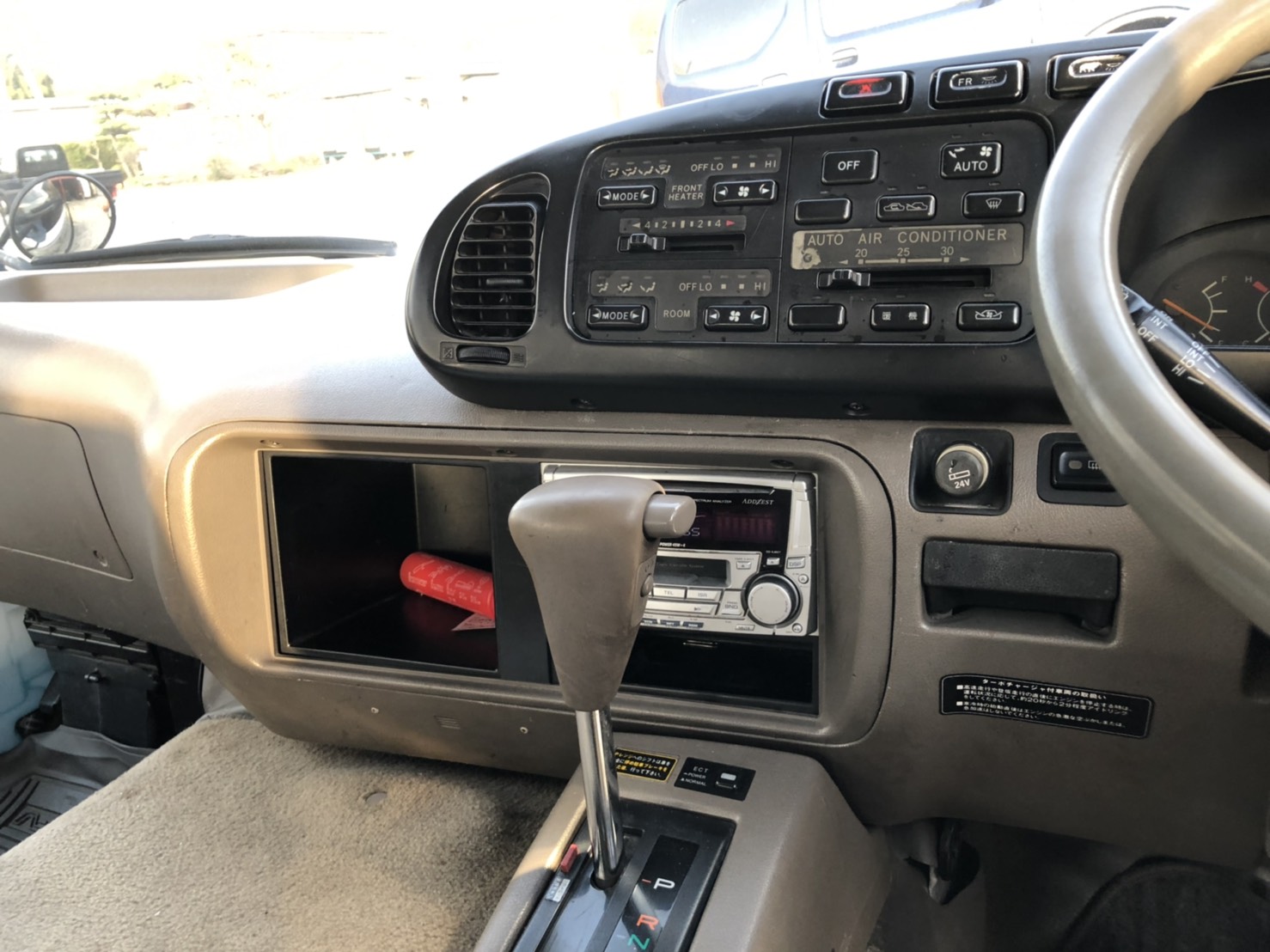 inside of car HDB50 - 1994 Toyota COASTER BUS  - CREAM